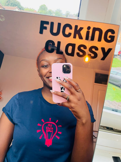 Fucking Classy Mirror Decal